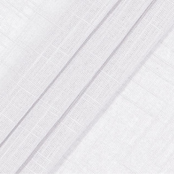 Fieldcrest Arden Solid Cotton Sheer Grommet Top Single Curtain Panel-white - Picture 3 of 4